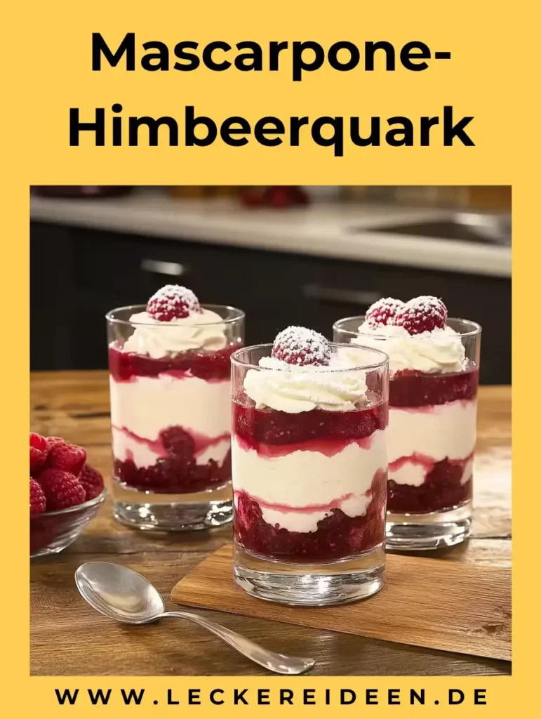 Mascarpone-Himbeerquark: Einfach & Lecker 4 Mascarpone-Himbeerquark