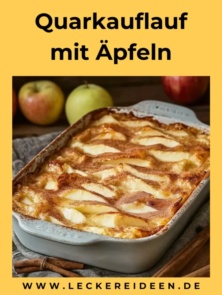 Quarkauflauf mit Äpfeln – Fluffig & Einfach 5 Quarkauflauf-mit-Aepfeln-pin