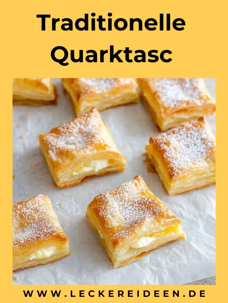 Quarktaschen Rezept – Wie vom Bäcker, einfach selbstgemacht 4 Traditionelle-Quarktasc