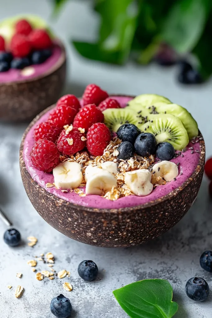 Quark Bowl mit Beeren (Protein Bowl) 3 Quark Bowl mit Beeren (Protein Bowl)