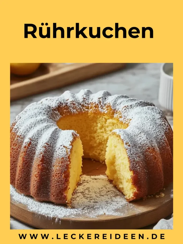 Rührkuchen – nach Omas Geheimrezept 4 Rührkuchen