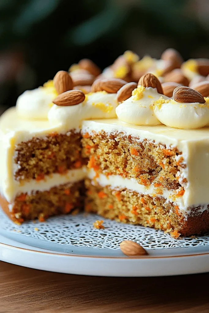 Saftiger Karottenkuchen – Ein Klassiker mit Mandeln & Zimt 3 Karottenkuchen, Rüblikuchen oder Möhrenkuchen