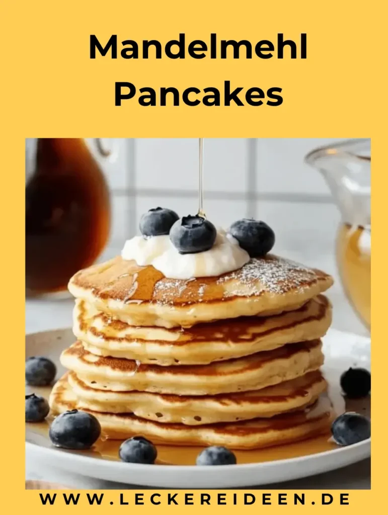 Mandelmehl Pancakes – Einfaches & Glutenfreies Rezept 4 Pancakes