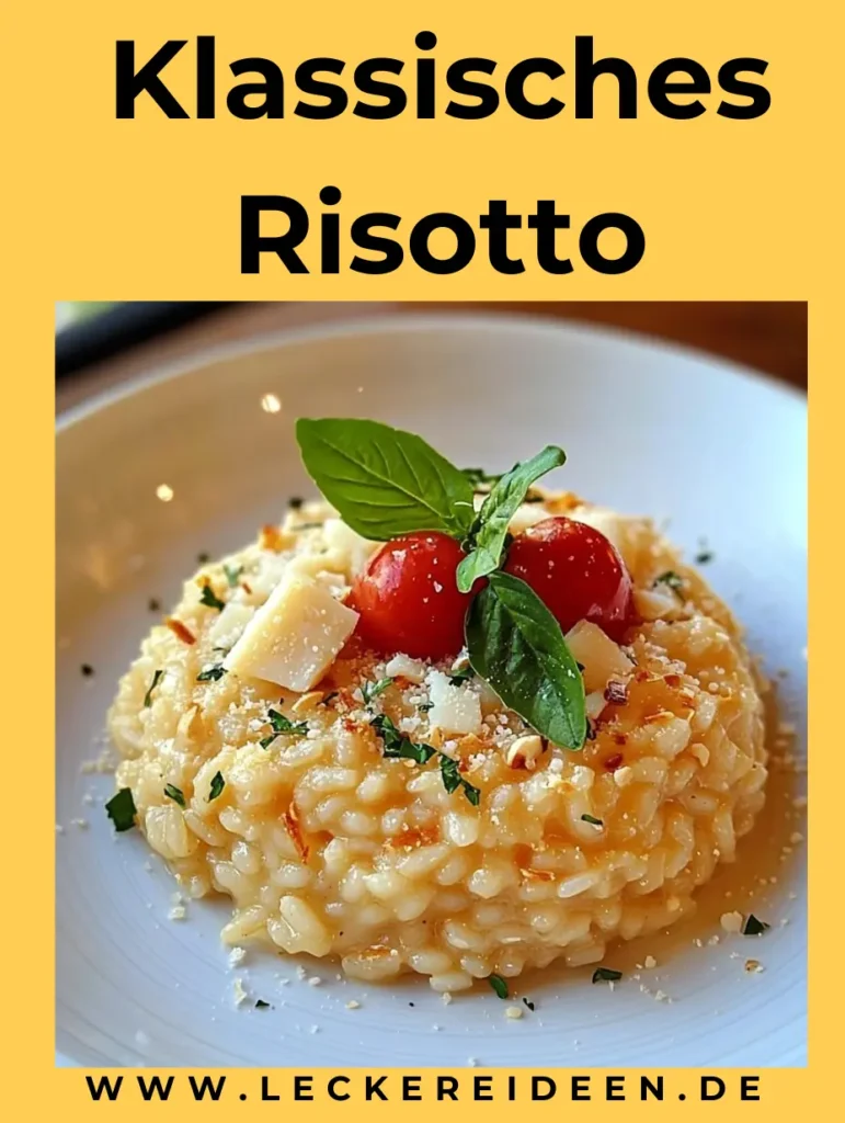 Klassisches Risotto Rezept – Cremig, aromatisch & einfach 4 Risotto