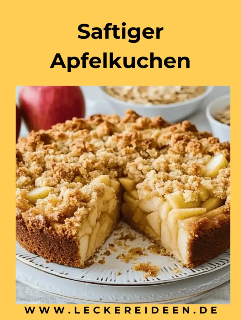 Saftiger Apfelkuchen mit Streusel 4 Apfelkuchen