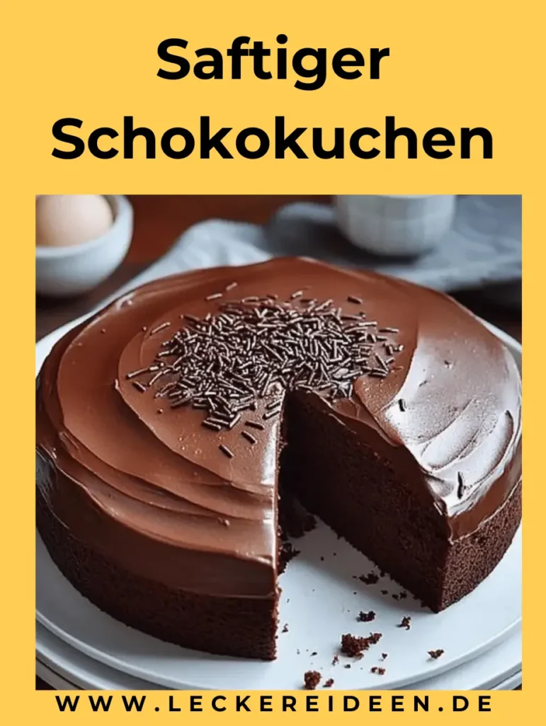 Saftiger Schokokuchen – einfach, schnell & himmlisch schokoladig! 4 Schokokuchen