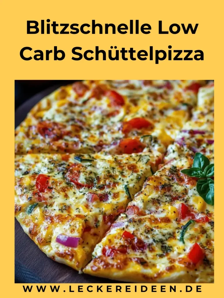 Blitzschnelle Low Carb Schüttelpizza – Einfach, Lecker & Gesund 4 Schüttelpizza