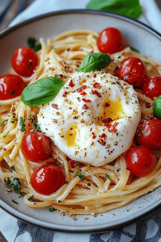 BURRATA-PASTA ZUM VERLIEBEN: CREMIG, SCHNELL UND EINFACH 2 BURRATA-PASTA ZUM VERLIEBEN: CREMIG, SCHNELL UND EINFACH
