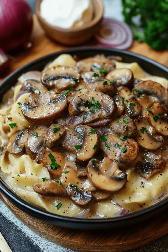 CHAMPIGNON-RAHMSAUCE GANZ EINFACH 3 CHAMPIGNON-RAHMSAUCE GANZ EINFACH
