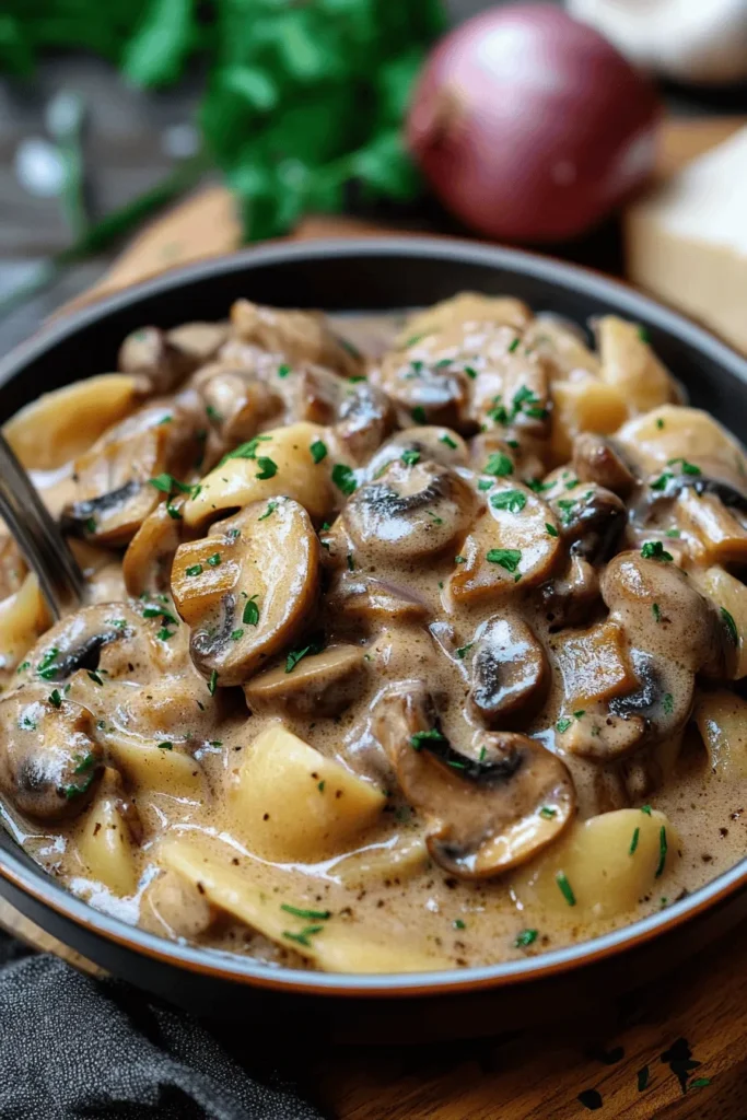 CHAMPIGNON-RAHMSAUCE GANZ EINFACH 2 CHAMPIGNON-RAHMSAUCE GANZ EINFACH