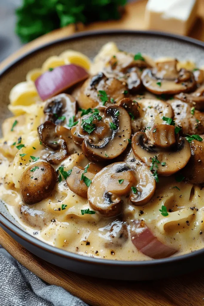 CHAMPIGNON-RAHMSAUCE GANZ EINFACH 1 CHAMPIGNON-RAHMSAUCE GANZ EINFACH