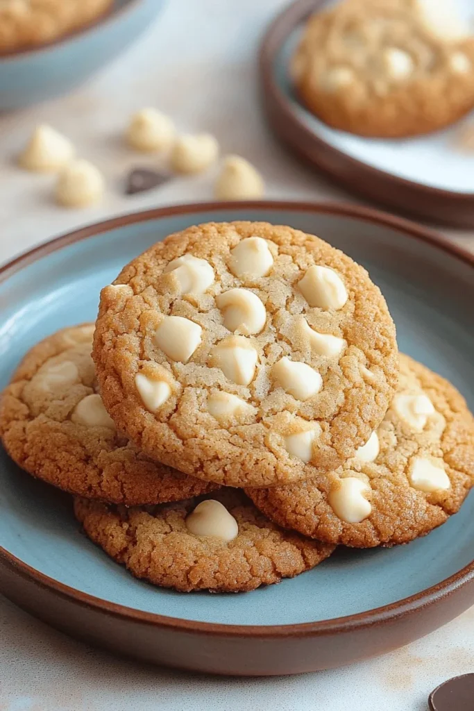 Macadamia Cookies mit weißer Schokolade – Chewy 1 Chewy Macadamia Cookies mit weißer Schokolade