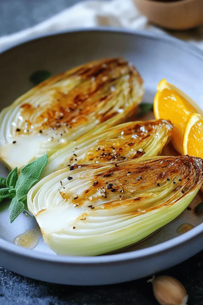 Chicorée gebraten mit Orange und Honig – aromatisch 3 Chicorée gebraten mit Orange und Honig