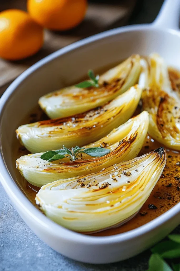 Chicorée gebraten mit Orange und Honig – aromatisch 2 Chicorée gebraten mit Orange und Honig