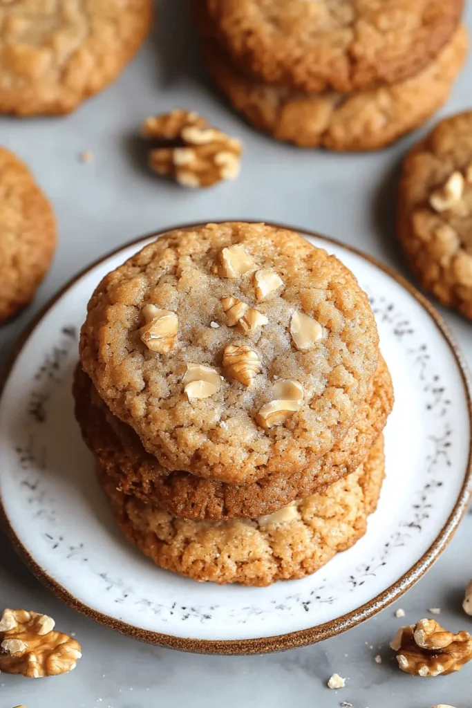 Walnuss-Cookies – Schnell, weich & knusprig in 15 Minuten gebacken 2 Walnuss-Cookies: schnell & crunchy