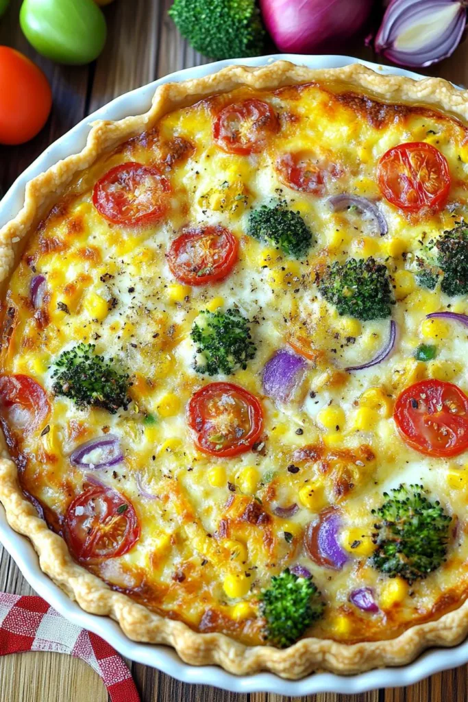 Gemüsequiche – die schnelle, vegetarische Quiche 3 2 Leckere Ideen