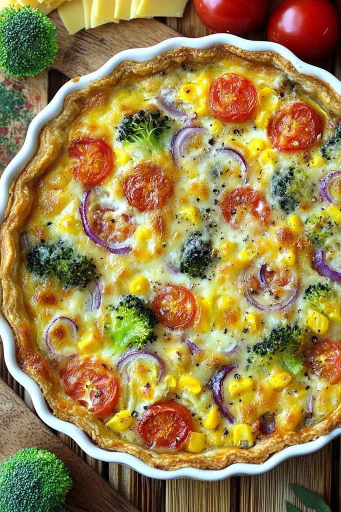 Gemüsequiche – die schnelle, vegetarische Quiche 2 3 Leckere Ideen