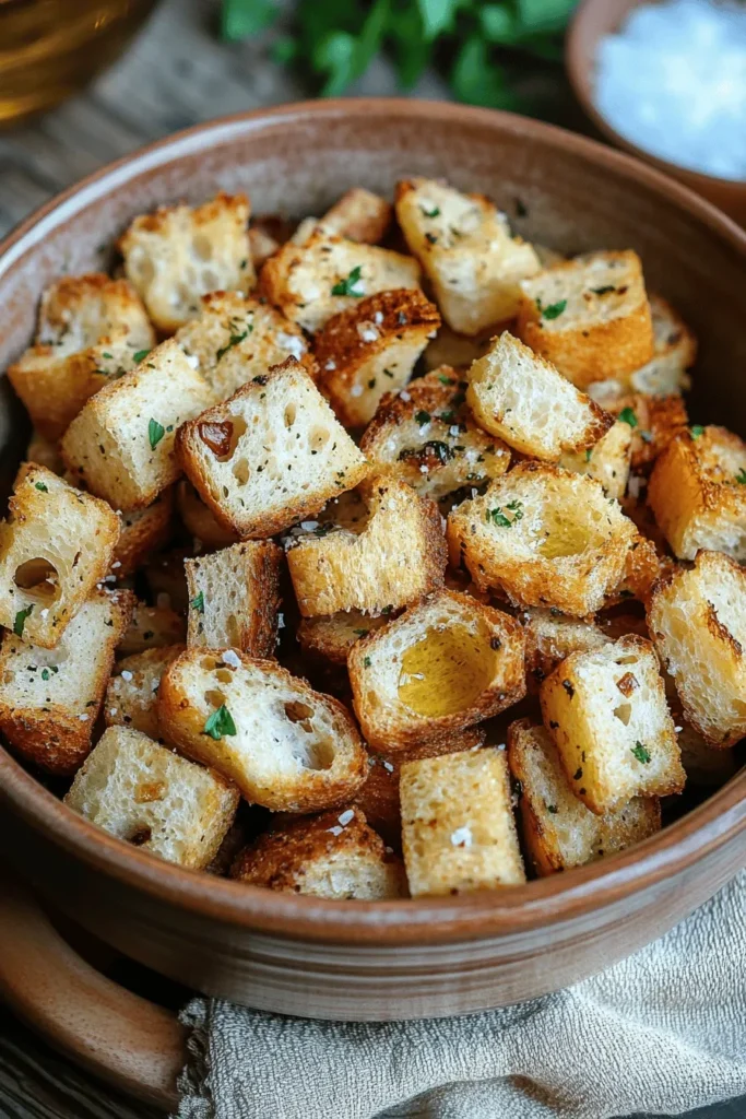Knusprige Croûtons aus der Heißluftfritteuse – in nur 10 Minuten! 3 CROÛTONS AUS DER HEISSLUFTFRITTEUSE: KNUSPRIGER GEHT’S NICHT!