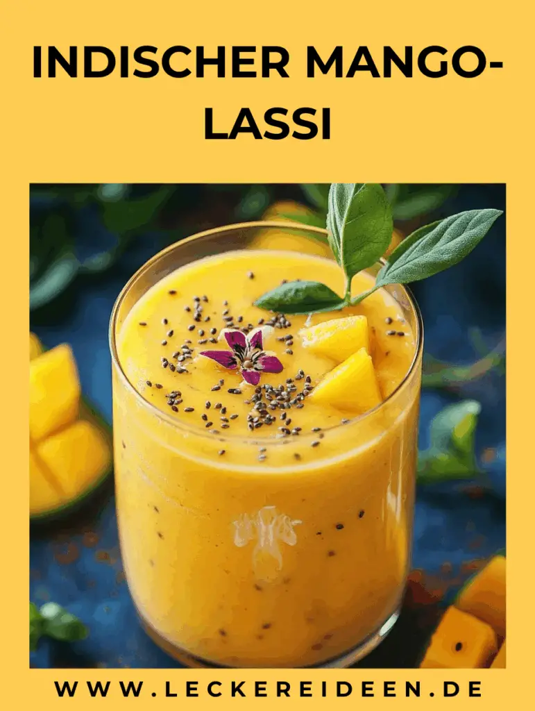 Indischer Mango-Lassi mit nur 4 Zutaten – Fruchtig 4 INDISCHER MANGO-LASSI