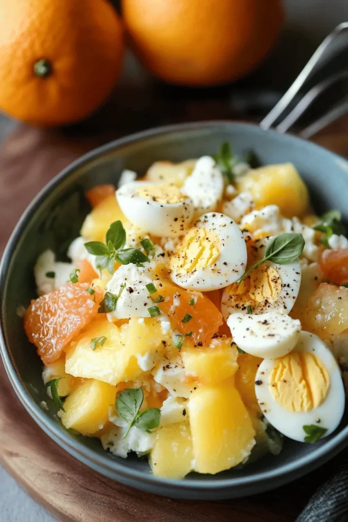 Fruchtiger Eiersalat mit Joghurt und Curry – Schnell 2 EIERSALAT MIT JOGHURT UND CURRY