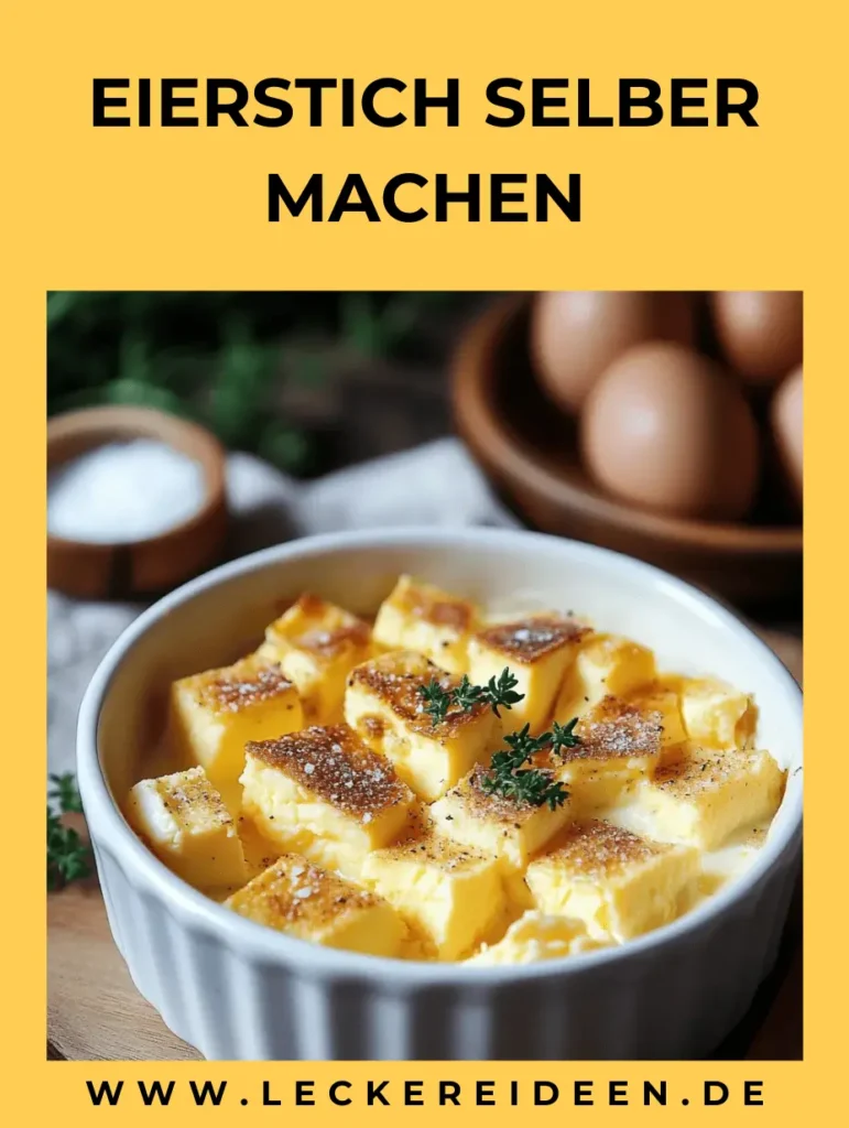 Eierstich selber machen – einfach & klassisch 4 Eierstich selber machen