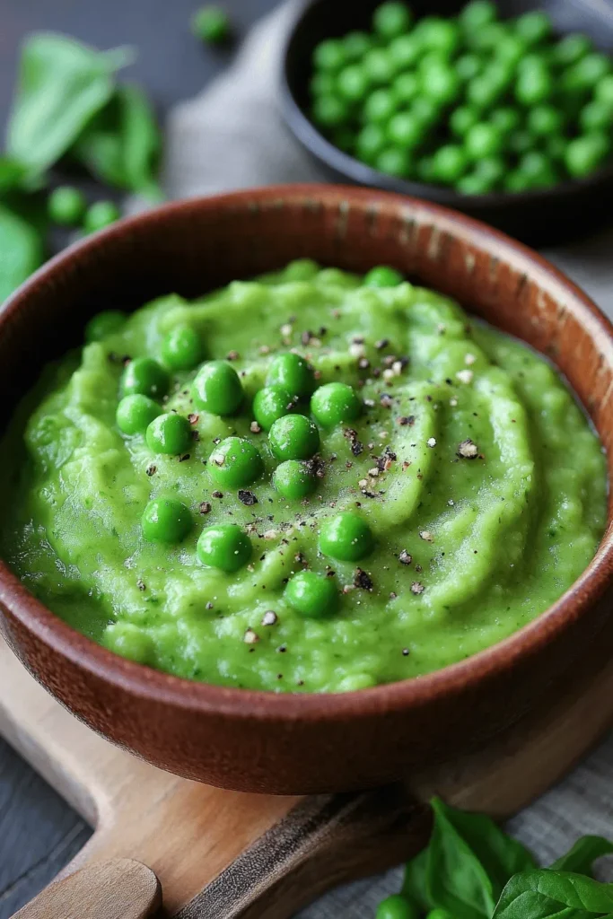 Cremiges Erbsenpüree in 15 Minuten 3 ERBSENPÜREE – CREMIG, LECKER UND SCHNELL GEMACHT!