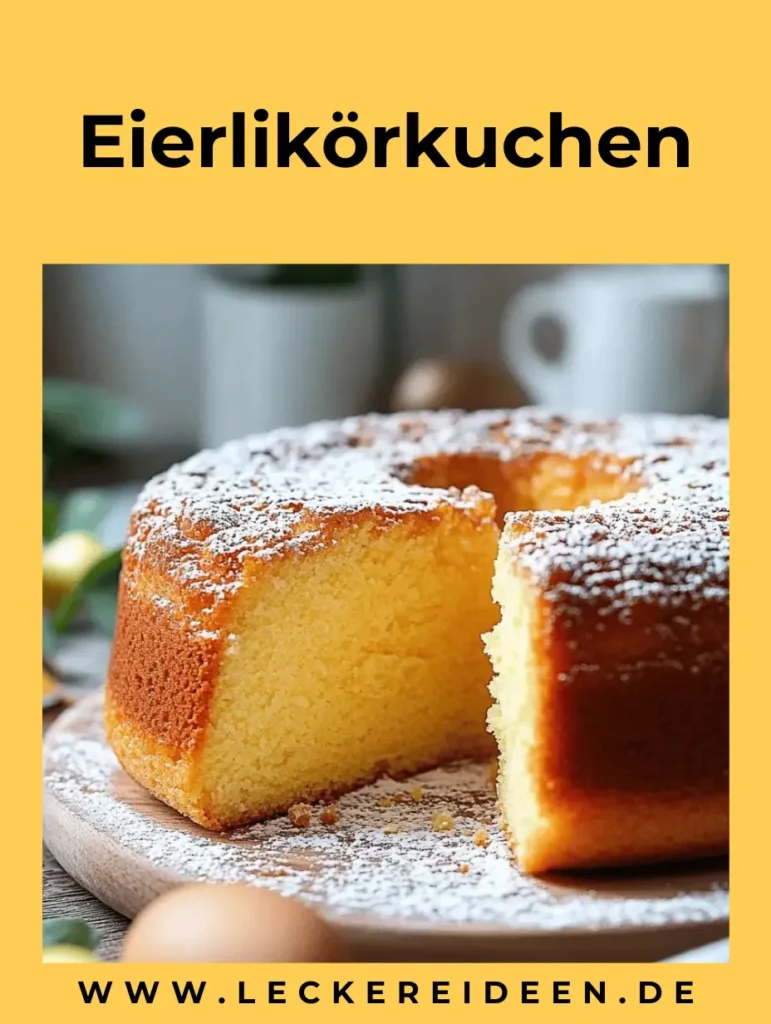 Eierlikörkuchen – Der saftigste Klassiker nach Omas Rezept 4 Eierlikörkuchen