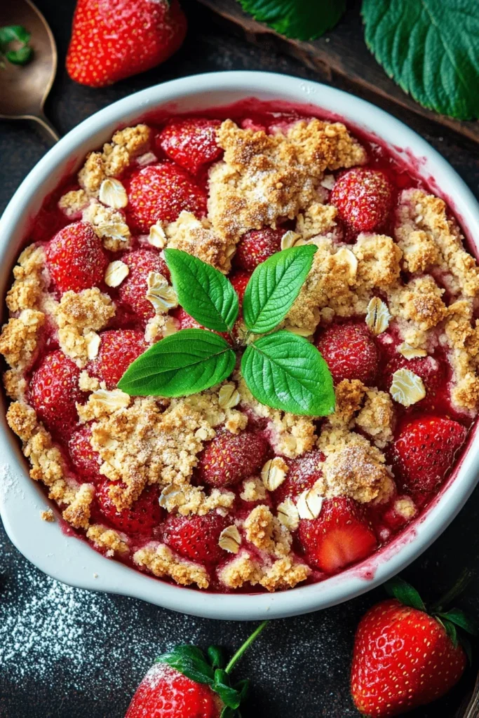 Erdbeer-Crumble, so einfach und so lecker! 3 Erdbeer-Crumble, so einfach und so lecker!