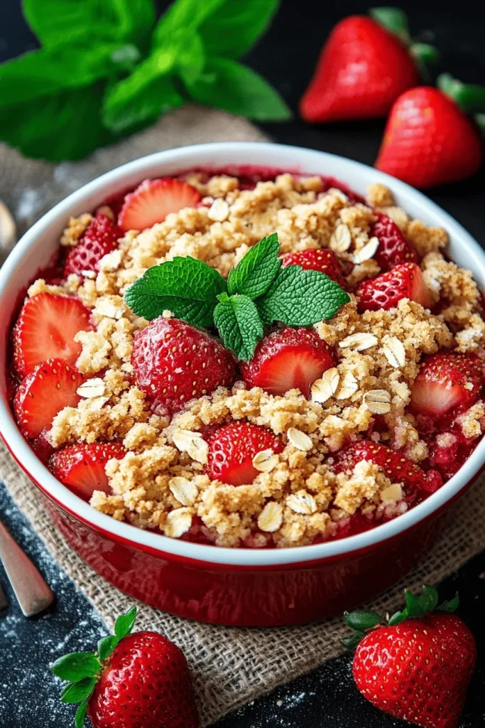 Erdbeer-Crumble, so einfach und so lecker! 2 Erdbeer-Crumble, so einfach und so lecker!