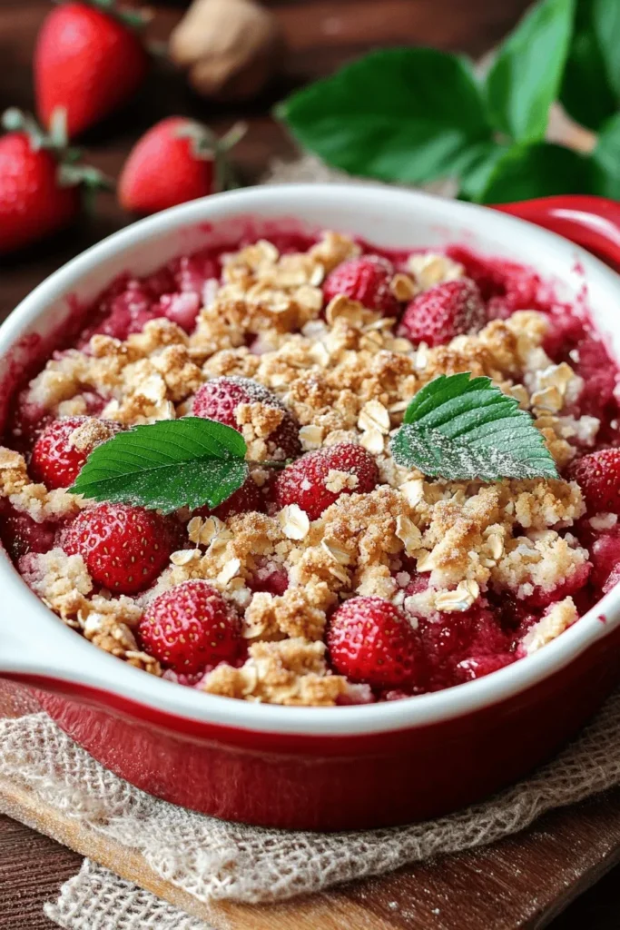 Erdbeer-Crumble, so einfach und so lecker! 1 Erdbeer-Crumble, so einfach und so lecker!