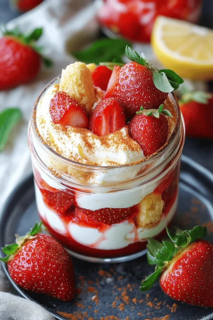 Erdbeer-Tiramisu im Glas – Fruchtig, cremig & in 20 Minuten fertig 3 Erdbeer-Tiramisu im Glas, blitzschnell und sündhaft gut!