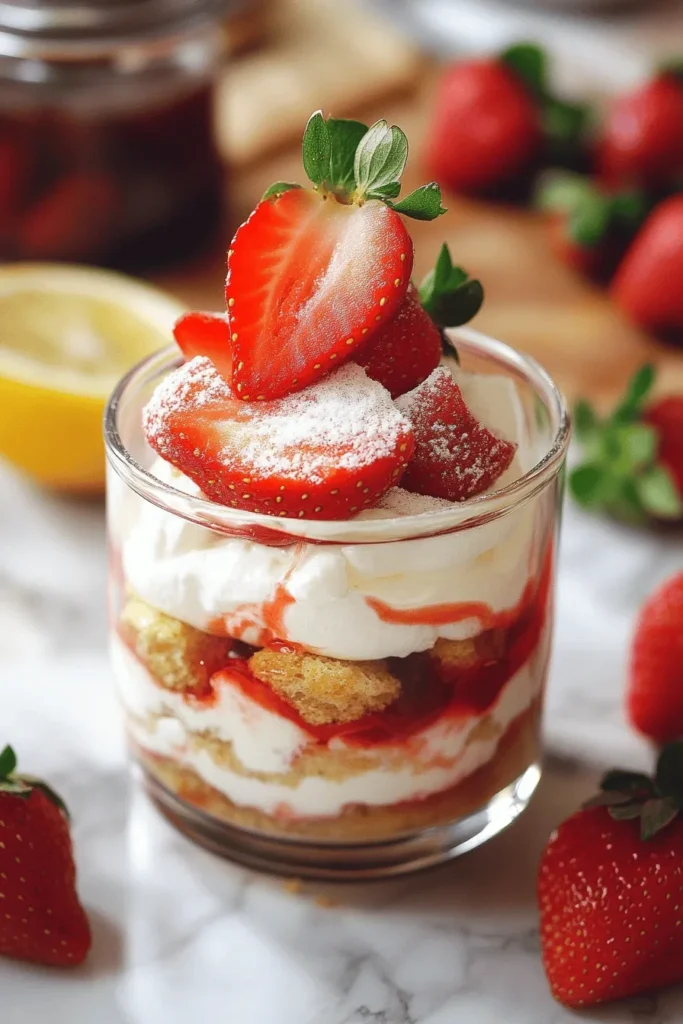 Erdbeer-Tiramisu im Glas – Fruchtig, cremig & in 20 Minuten fertig 2 Erdbeer-Tiramisu im Glas, blitzschnell und sündhaft gut!