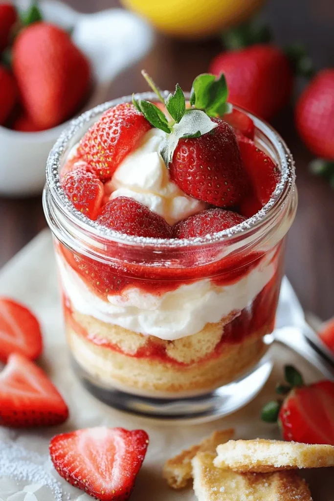 Erdbeer-Tiramisu im Glas – Fruchtig, cremig & in 20 Minuten fertig 1 Erdbeer-Tiramisu im Glas, blitzschnell und sündhaft gut!