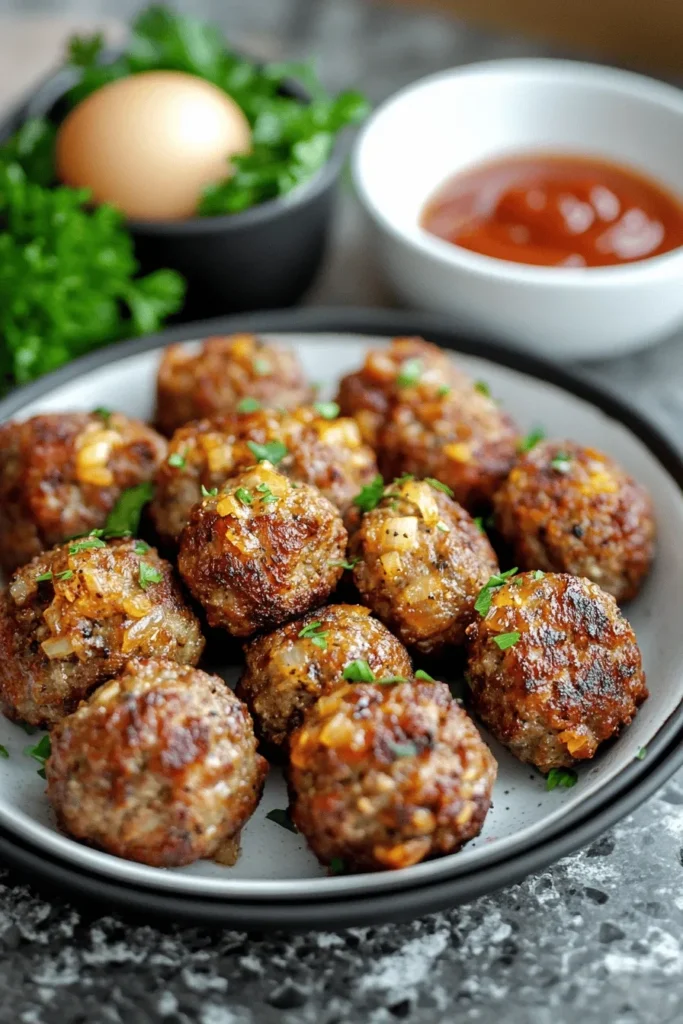 Frikadellen im Ofen – Saftig, knusprig & ohne Braten 3 FRIKADELLEN IM OFEN ZUBEREITEN – SUPER SAFTIG!
