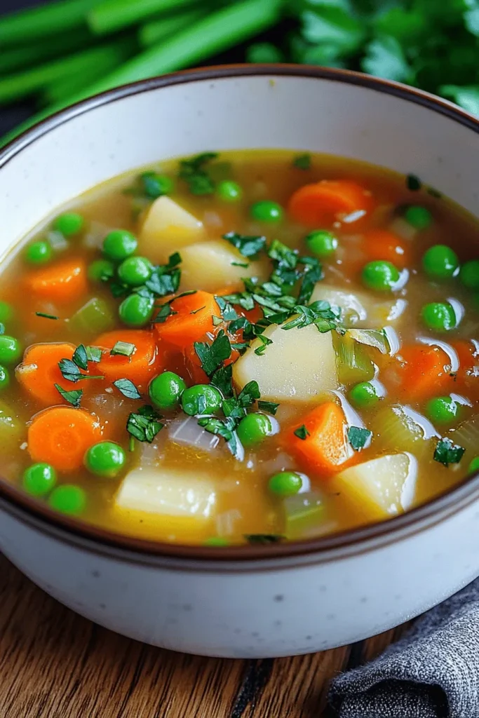 Omas Frühlingssuppe mit Kartoffeln – Leicht, frisch & einfach 3 FRÜHLINGSSUPPE MIT KARTOFFELN NACH OMAS REZEPT
