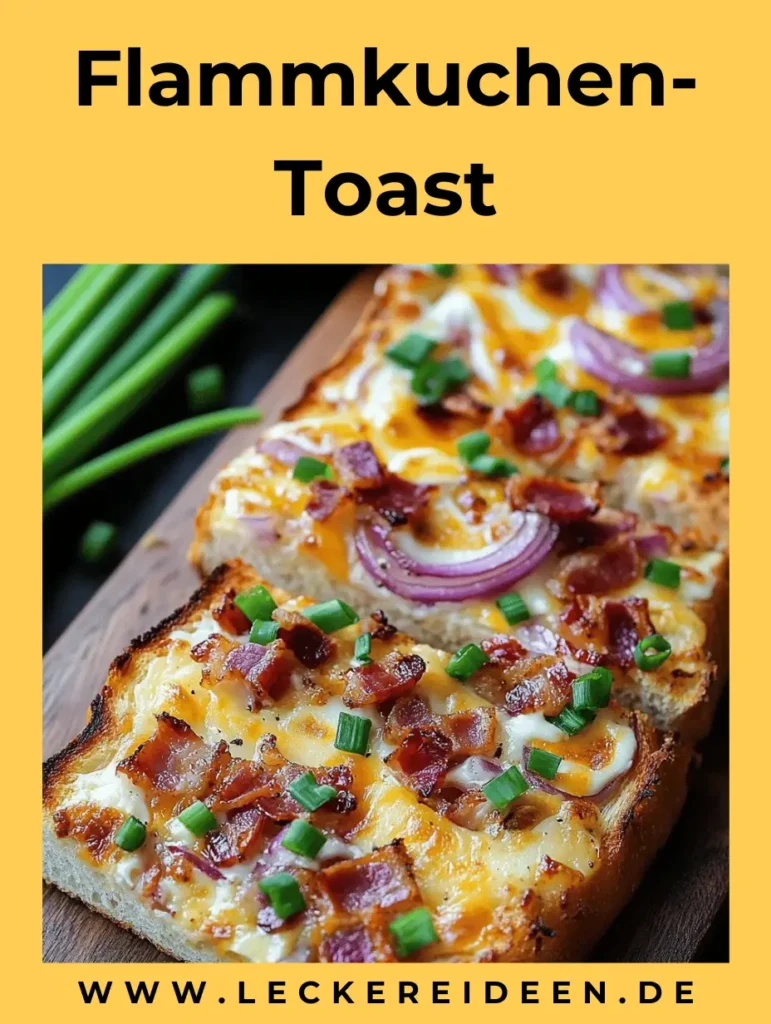 Flammkuchen-Toast – Das schnelle Rezept 4 Flammkuchen-Toast