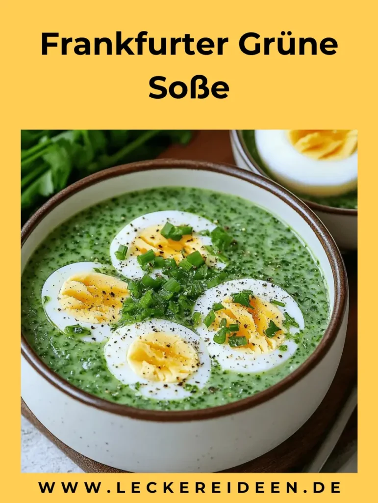 Frankfurter Grüne Soße: Das klassische Rezept, das jeden umhaut 4 Frankfurter Grüne Soße