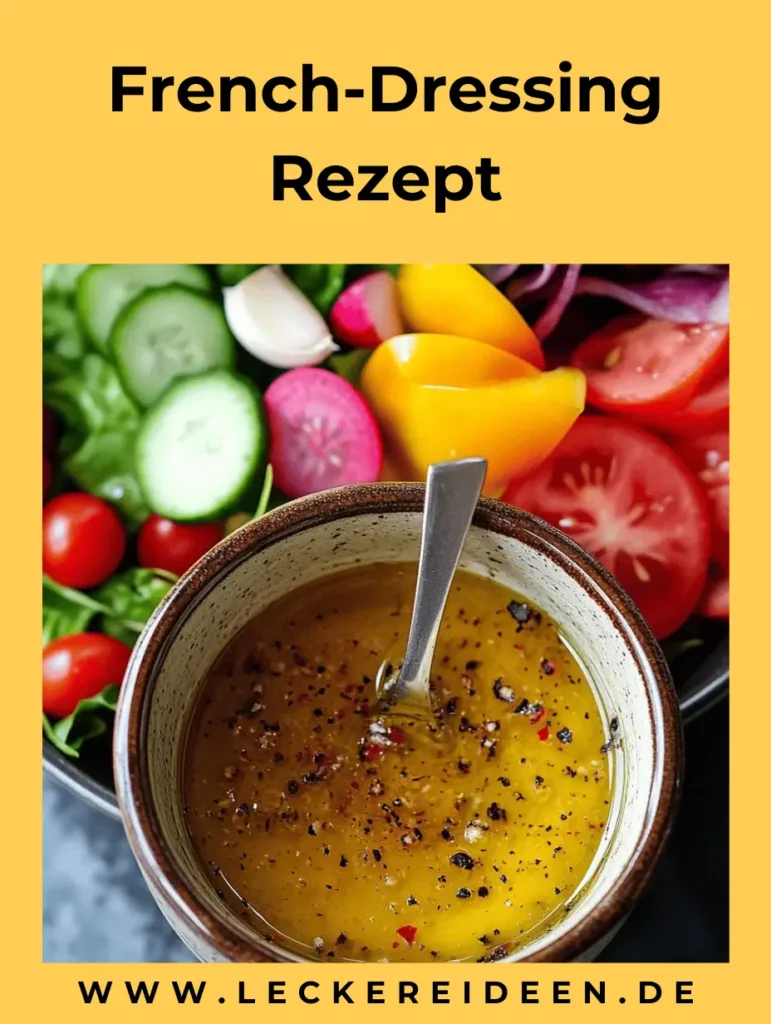 French-Dressing Rezept – Würziges Salatdressing für Nizza-Salat 4 French-Dressing