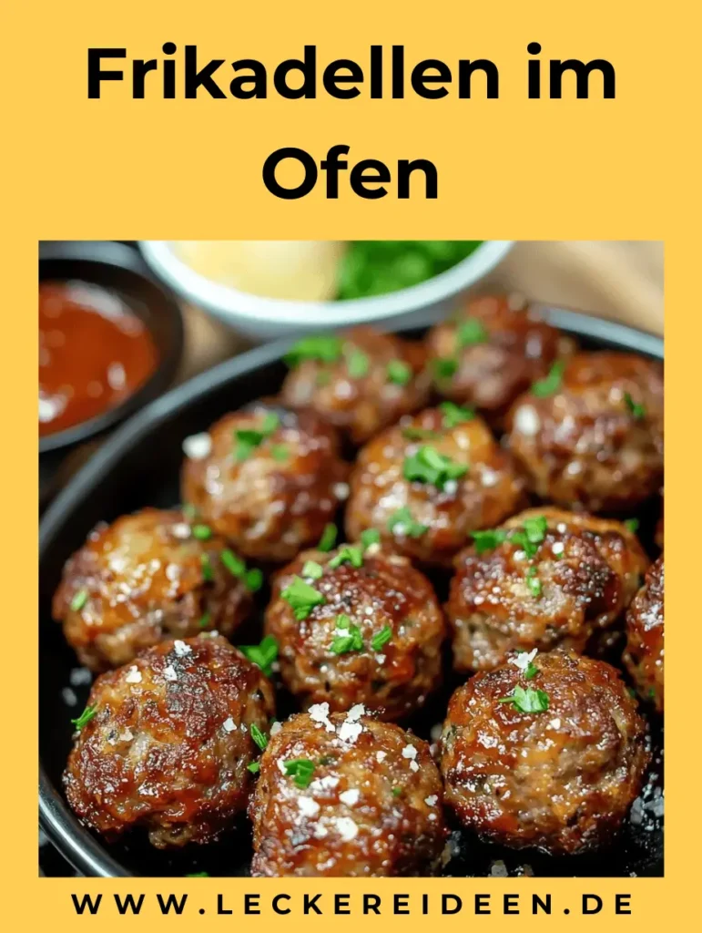 Frikadellen im Ofen – Saftig, knusprig & ohne Braten 4 Frikadellen im Ofen