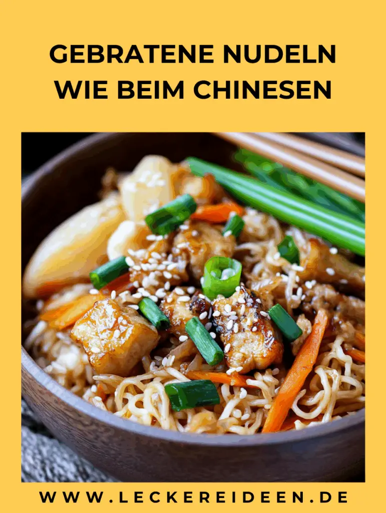 Gebratene Nudeln mit Hähnchen & Ei – wie vom Asia-Imbiss! 4 GEBRATENE NUDELN
