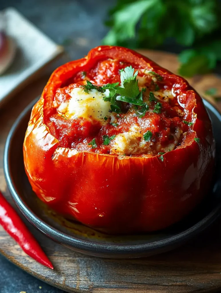 Gefüllte Paprika aus der Heißluftfritteuse 1 Gefüllte Paprika