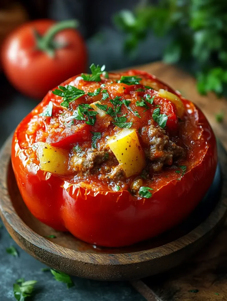 Gefüllte Paprika aus der Heißluftfritteuse 3 Gefüllte Paprika