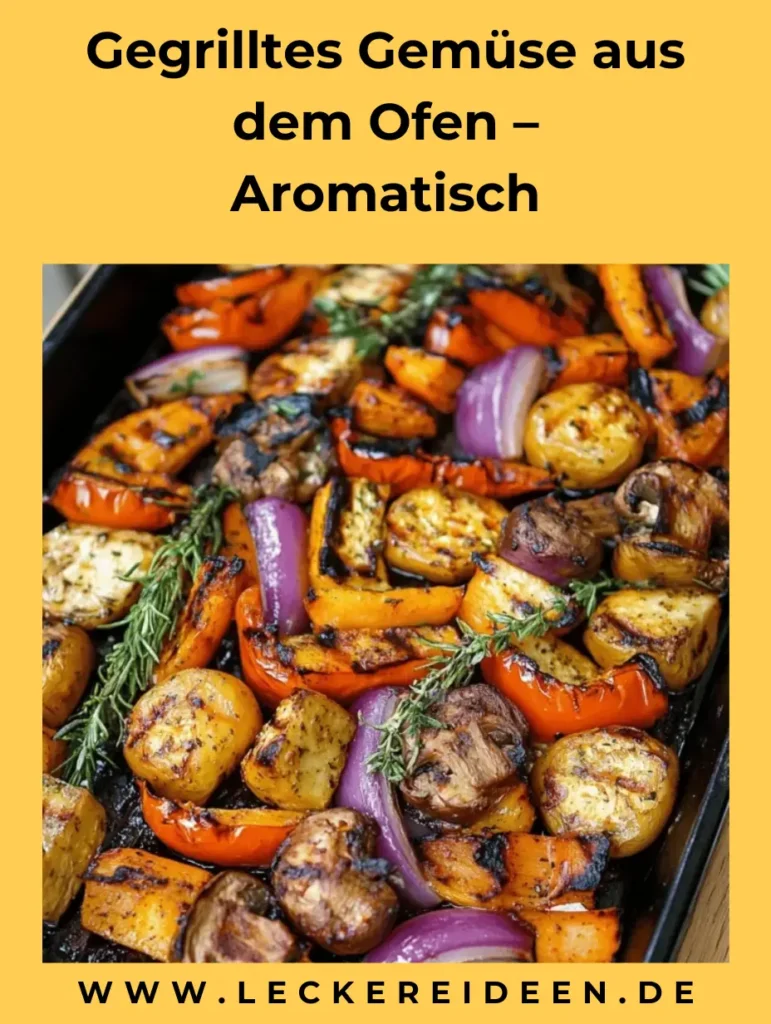Gegrilltes Gemüse aus dem Ofen – Aromatisch 4 Gegrilltes Gemüse