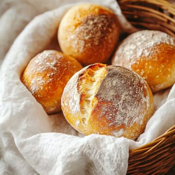 Golden Breakfast Rolls Fresh from the Oven