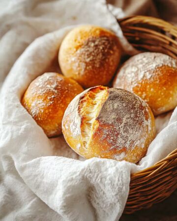 Golden Breakfast Rolls Fresh from the Oven