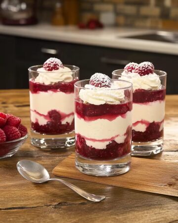 Mascarpone-Himbeerquark