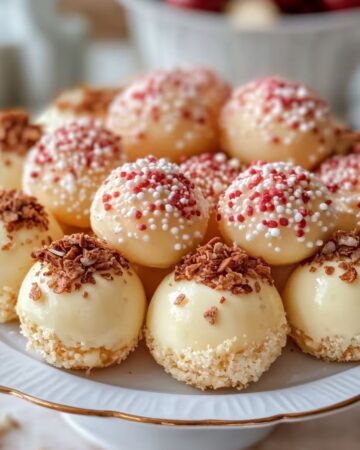 Einfache Käsekuchen-Pralinen