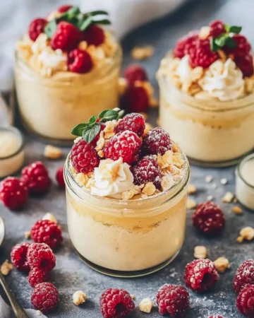 Luftige Vanille Pudding Mousse