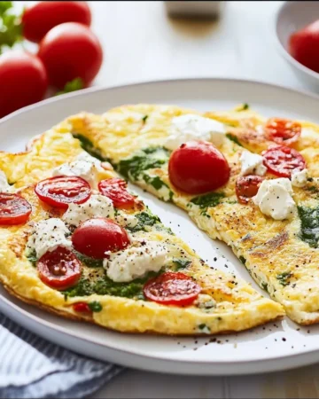 OMELETT MIT FETA UND TOMATEN