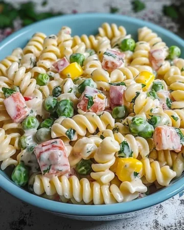 Omas klassischer Nudelsalat mit Mayo